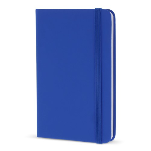 Notitieboekjes (compact) bedrukken - Blauw - Voor- en achterkant - Eigen ontwerp laten opmaken