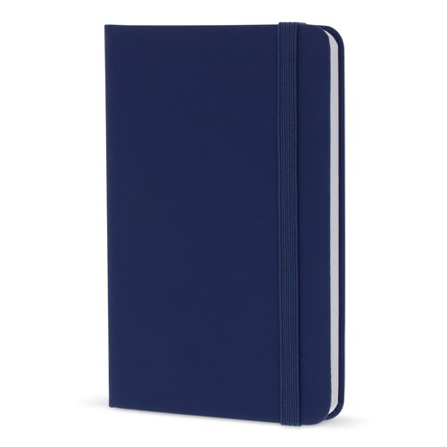 Notitieboekjes (compact) bedrukken - Donker Blauw - Voorkant - Eigen ontwerp laten opmaken