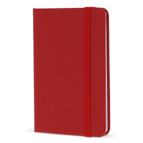 Notitieboekjes (compact) bedrukken - Rood - Voorkant - Eigen ontwerp laten opmaken